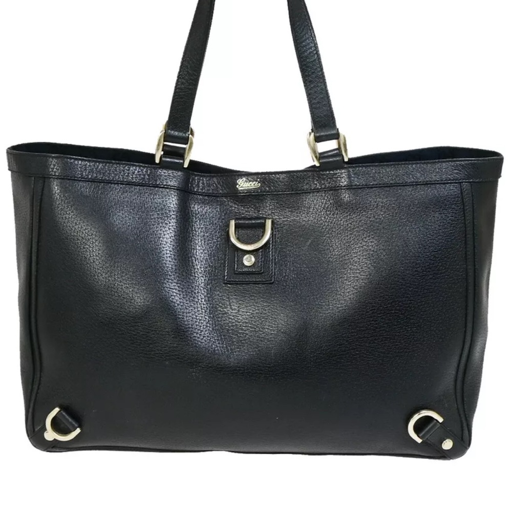 Gucci Black Leather Satchel